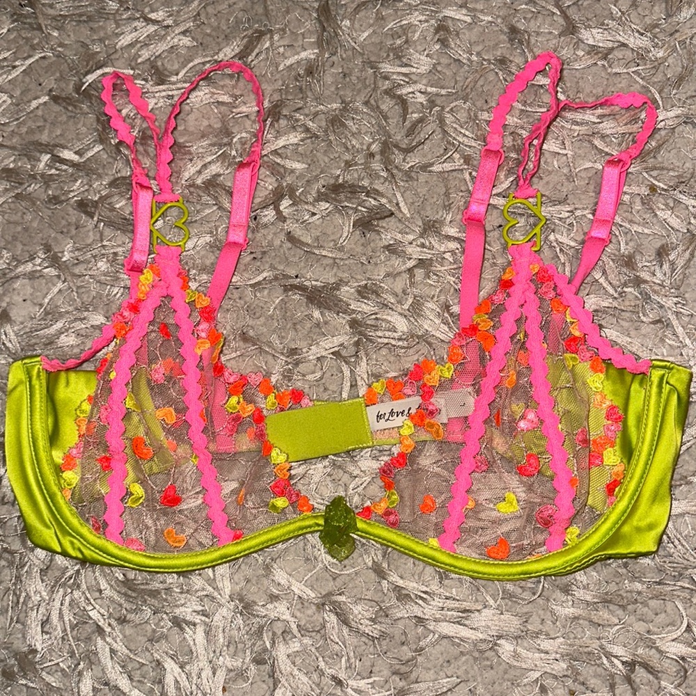 Lace Floral Bra